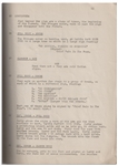 Moe Howard's 32pp. Script Dated February 1937 for The Three Stooges Film ''Back to the Woods'' -- With Original Doodles on Back Cover -- Missing First Page, Else Very Good Condition